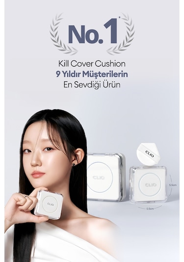 Mat Bitişli Clıo Kill Cover Founwear Cushion The Original Mini 23n Ginger Spf50+ Pa+++ 23n Ginger