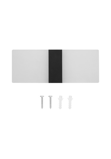 Geeroyoo Sıcak Işıklı Led Duvar Lambası - Akrilik Ve Aluminyum, Gövde Döner, Göz Koruyucu, S Boyutu Siyah Diğer