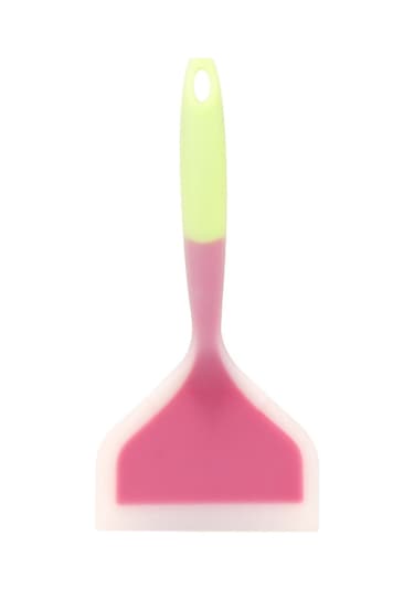 Pembe & Yeşil Silikon Spatula Pişirme Gereçleri Sığır Eti Yumurta Mutfak Kazıyıcı Geniş Pizza Pişirme Araçları Kürek Yapışmaz Spatula Mutfak