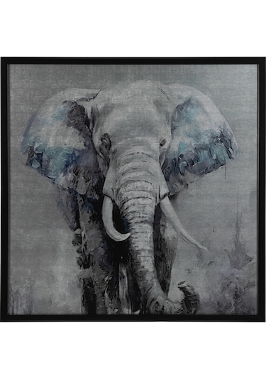 Elephas Çerçeveli Tablo 100x100 Cm