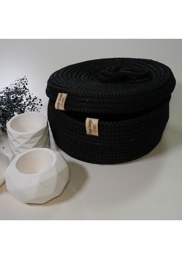 Zengin Design Home Zengin Supla Ekmek Sepeti Siyah