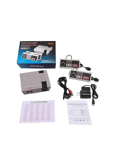 Zhltools Retro 620 Oyunlu Nostalji Tv i Oyun Konsolu 2 Kollu Set