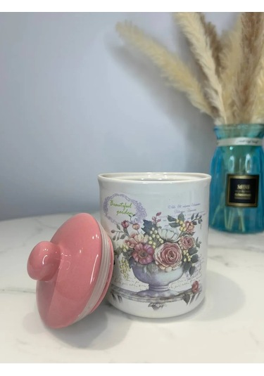 Homeksu Kapa İle Porselen Şekerlik 341545239 Beyaz