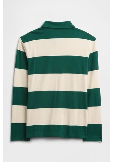 Gap V-ls Rugby Polo Çocuk Tişört YESIL
