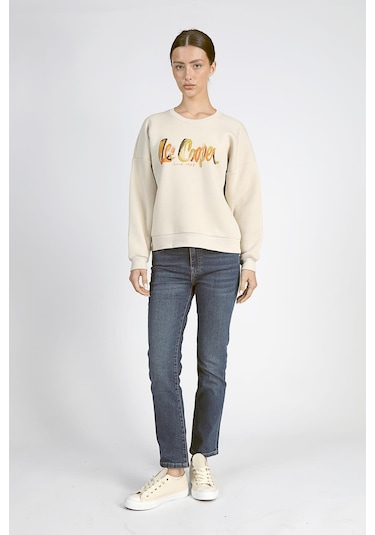 Lee Cooper Tila Kadın O Yaka Sweatshirt Taş-20060-taş Taş