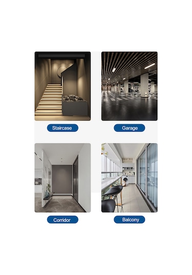 Symbee E27 Ir Hareket Sensörlü Led Lambat Tutucu, Evsel Kullanim, 100-240v, Akıllı Işık Kontrolü, Kablosuz Kurulum, Beyaz 50w Max