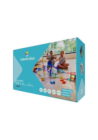 Cleverclixx Race Track Manyetik Bloklar, Intense 65 Parça