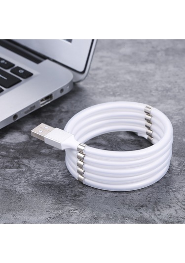 Singree Pratik Manyetik Şarj Kablosu - Mikro Usb, 1m, Hızlı Şarj Ve Veri Aktarımı