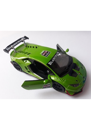 Lamborghını Huracan Lp620-2 Trofeo Green Diecast Metal Araba