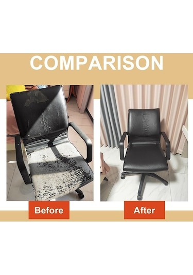 Tongxida 30x137 Cm Kendinden Yapışkanlı Deri Yama, Beyaz Araba Koltuğu Tamir Etiketi