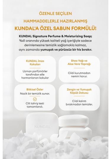 Yoğun Nemlendirici Sabun Kundal Signature Perfume & Moisturizing Soap Ylang Ylang 100gr