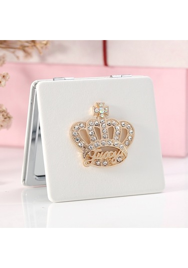 Ctbx Rhinestone Taç Katlanır Küçük Makyaj Aynası
