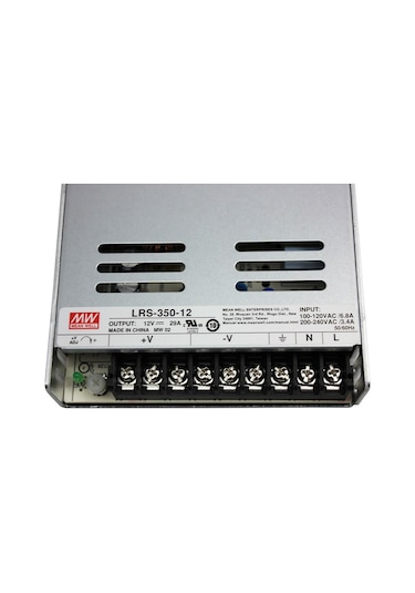 Meanwell Lrs-350-12 W 29 Amper Led Trafo Adaptör Güç Kaynağı