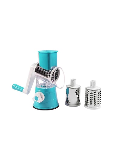 Mavi Sebze Kesici Yuvarlak Mandoline Patates Havuç Rende Dilimleme Paslanmaz Çelik Çok Fonksiyonlu Kıyıcı Bıçaklar Mutfak Aksesuarları