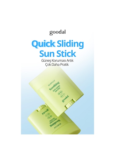 Jel Yapılı Şeffaf Stik Güneş Kremi Goodal Heartleaf Soothing Quick Sliding Sun Stick Spf 50+ Pa++++