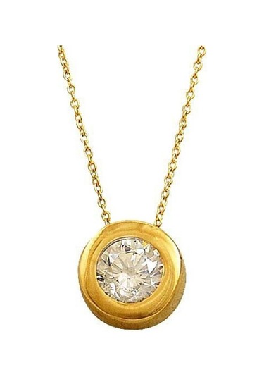 Bilezikhane Tektaş Kolye 1,71 Gram 14 Ayar Altın