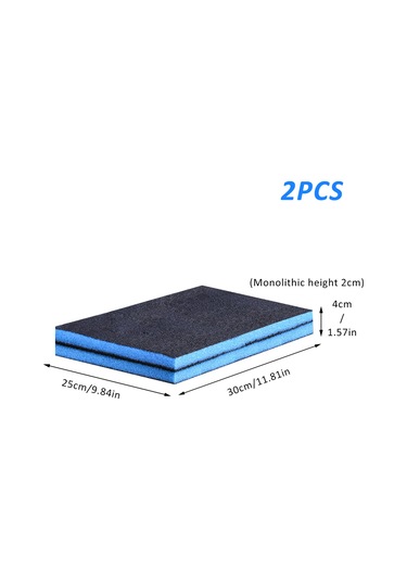 Xiyyadms Akvaryum Filtre Süngeri 2'li Set - 30x25x2cm, Su Arıtma Ve Koku Giderme İçin Yüksek Performans