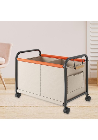 Suntek Tekerlekli Oyuncak Sandığı Organizatör Taşınabilir L Beyaz