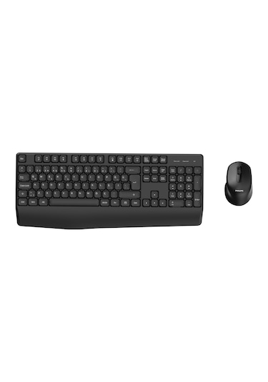 Philips Spt6348 Kablosuz Türkçe Q Klavye Ve Mouse Seti Siyah
