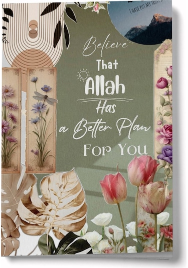 Kolaj Serisi 7 - Allah'ın Planı Mini Defter Çok Renkli