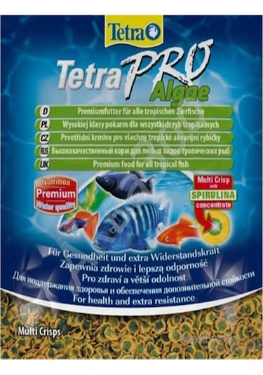 Tetra Pro Algae Crisps Balık Yemi 12 G