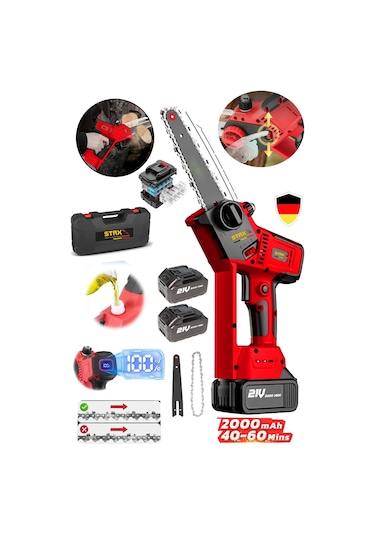 Staxx DJT2100 Çift Lityum Akü 21 V 3000 Mah Dijital Akülü Dal Budama