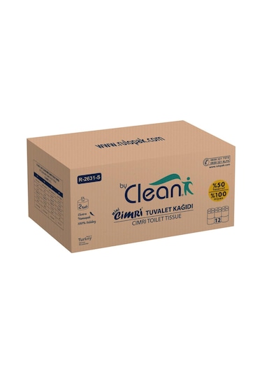 Rulopak By Clean Mini Cimri Tuvalet Kağıdı 2 Katlı 4 Kg