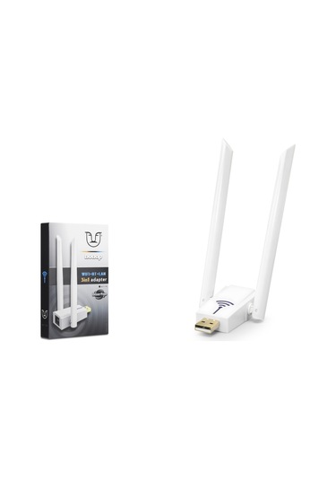 Büro Ev Ofis Network Bağlantısı İçin 150mbps Usb Wifi Bluetooth Ethernet Adaptör