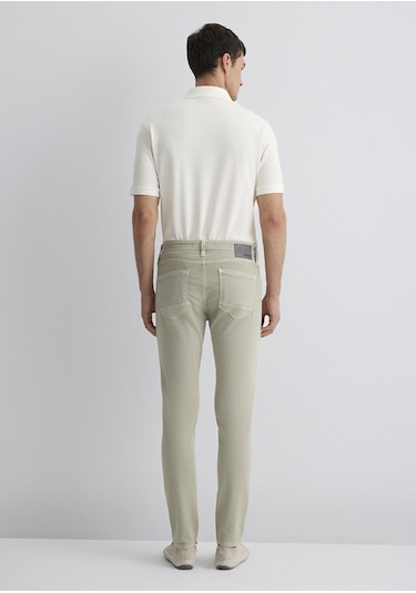 Mavi - James Soluk Yeşil Comfort Gabardin Pantolon 0042489454 Yeşil