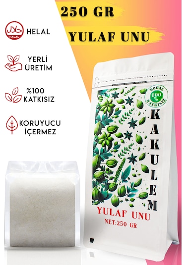Kakulem Yerli Tohum Tam Yulaf Unu 250 Gr