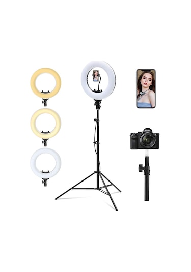 Jinbei Lr-480C Led Ring Light(18 Inc 480Led)+L-180 Işık Stand Kit