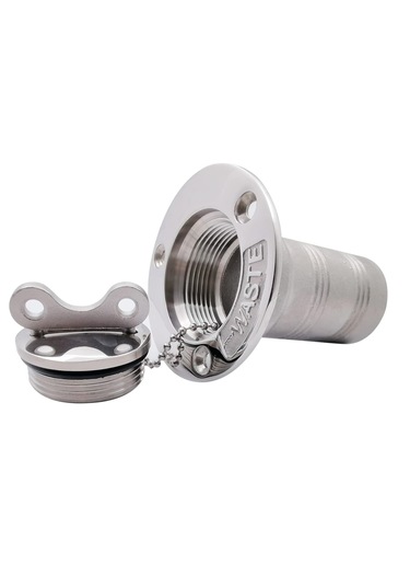 Pis Su Dolum Kapağı. 50mm. Krom Waste Atık Su Dolum Ağzı