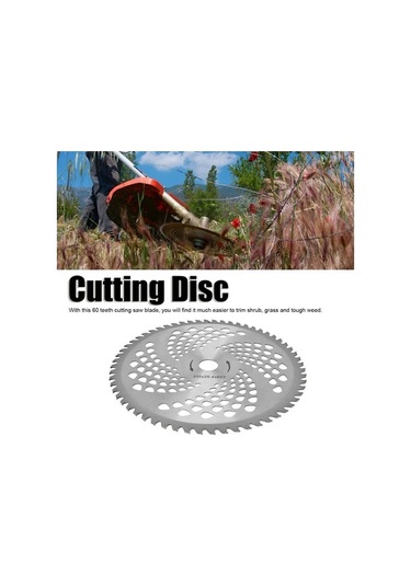 Fortunelane Hss Malzeme 60 Dişli Budama Bıçağı - 225mm, 25.4mm Delikli, Ot Ve Çalı Kesim İçin