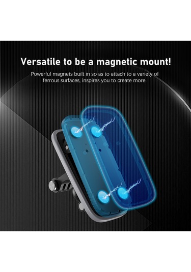 Suofeng Telesın Manyetik Sırt Çantası Klembi - 360 Ayarlanabilir Top Kafa - Gopro11 Ve Akıllı Telefonlar İçin Sabit支架