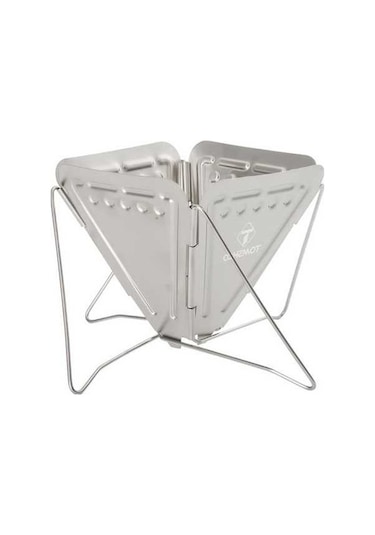 Pazly Kamp Ve Ev İçin Katlanabilir Paslanmaz Çelik Kahve Filtresi, Taşınabilir, Kolay Temizlenir, Gümüş Gümüş