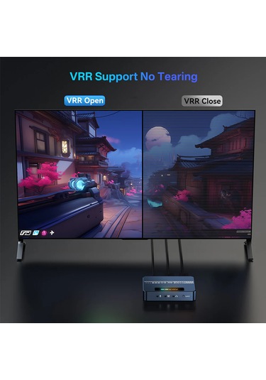 Acasis 4K 60Hz HDR RGB Kayıt Cihazı 4K 60Hz Pass-Through HDR 240Hz ve VRR Desteği, Sessiz Soğutma Fanı (VC007PRO)