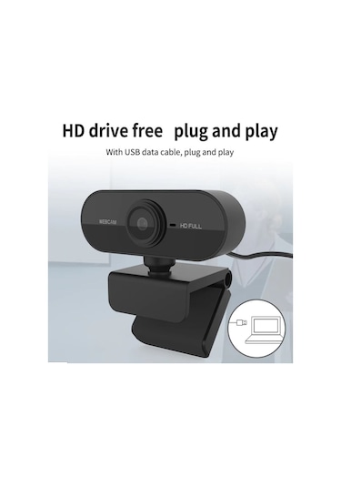 Full HD 1080P Webcam USB Mini Bilgisayar Kamera Dahili Mikrofon