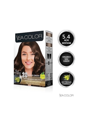 Sea Color Saç Boyası 5/4 Açık Kestane