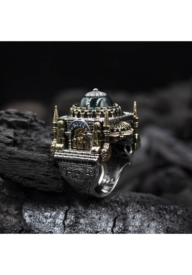 Islam Usta Tasarımı Yeni Çağ Gümüş Erkek Yüzük