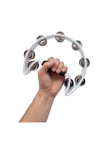Temel Yarım Ay Tef 16 Zilli Beyaz 21.5 Cm