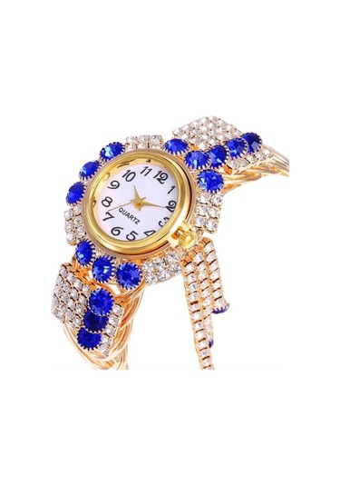 Yingfu Yeşil Kadın Taklidi Kuvars İzle Bilezik Saatler Kol Saati Çok Renkli