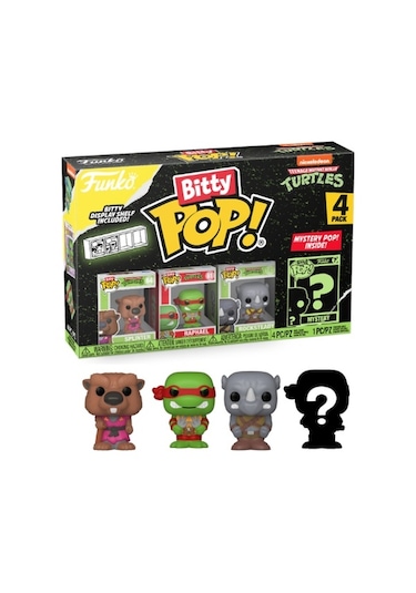 Funko Bitty Pop Teenage Mutant Ninja Turtles, Splinter 4'lü Paket