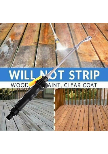 Gajeena Yüksek Basınçlı 2'li Araç Ve Bahçe Yıkama Nozulu - 70cm Uzunluk, Paslanmaz Alüminyum