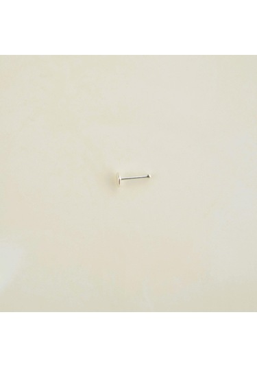 925 Ayar Gümüş Kalp Parlak Hızma Gri