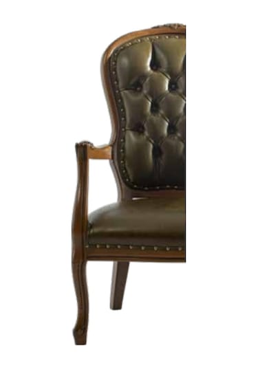 Bengimobilya Sandalye Zus177 Kapitone Model Sırtlık Ahşap Kayın Retro Iskelet