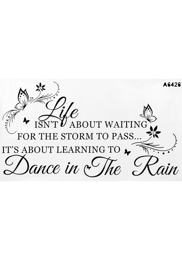 Benzersiz Duvar Sticker'ı Kelebekli İngilizce Harfler Çıkarılabilir Duvar Kağıdı Ev Yatak Odası Dekoru Diğer