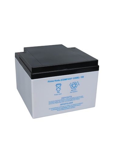 Yokohama Yh-122.6 12 Volt 26 Amper Akü 165x176x125 Mm