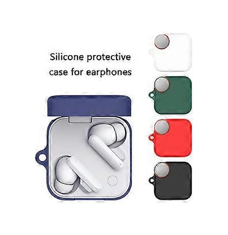 Esnek Darbeye Dayanıklı Kılıf Kulaklık Koruma Kılıfı Toz Geçirmez Koruma Yıkanabilir Silikon Kılıf Cmf Buds 2 Siyah Siyah İçin Uygundur