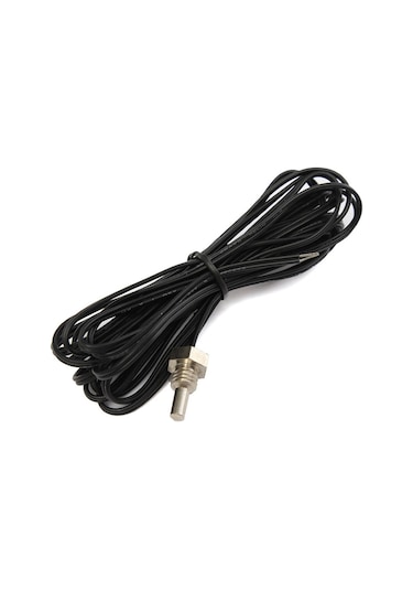 100cm Kablolu M8 Dişli Montaj Tip Su Geçirmez 10K NTC Sensör Kolay Montaj Isı Sıcaklık Prob