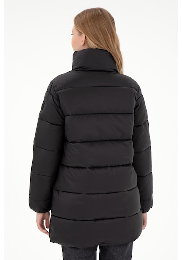 U.s. Polo Assn. Kadın Siyah Kaban 50292747-vr046 Siyah